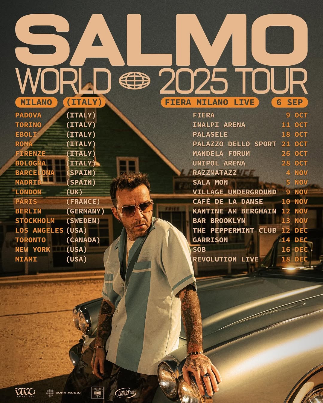Salmo Tour Poster 2026